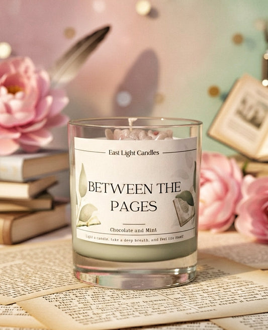 Duftkerze Sojawachs - Between Pages | Bookish Kerze Handgemacht Duftkerze