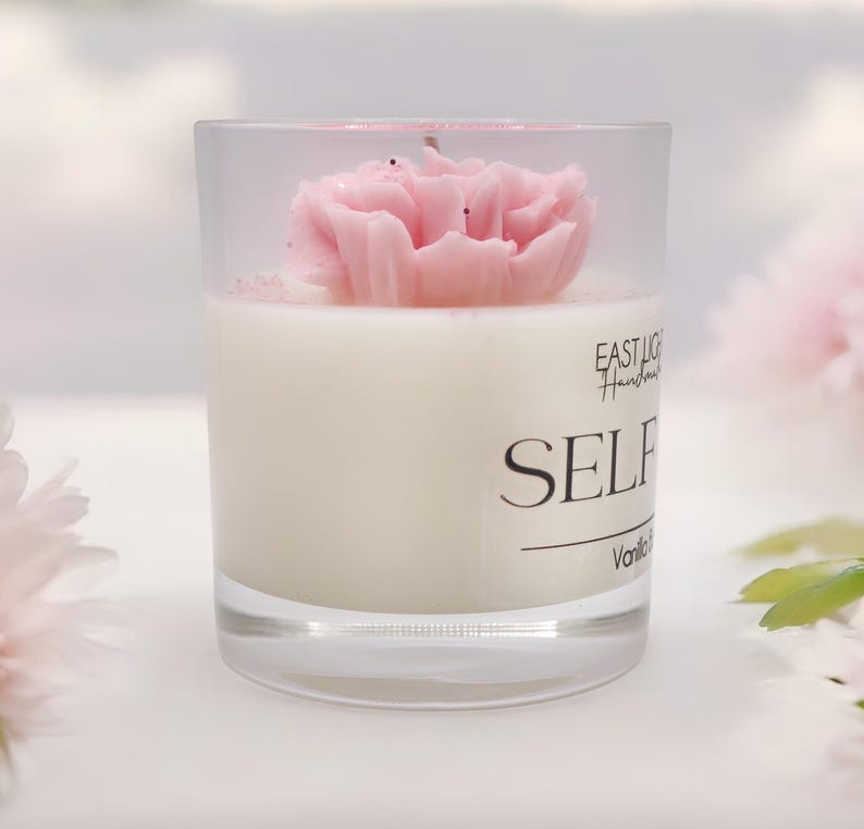 Duftkerze Zitat | Self Love Kerze  | Handgemachte Duftkerze Sojawachs | Vegane Kerze personalisiert | Geschenkidee