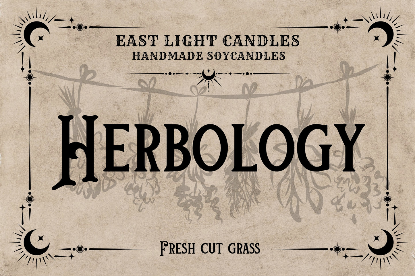 Herbology Kerze | Wizard Buchkerze | Handgemachte Duftkerze Sojawachs | Vegane Kerze personalisierbar | Geschenkidee für Kerzen Fans
