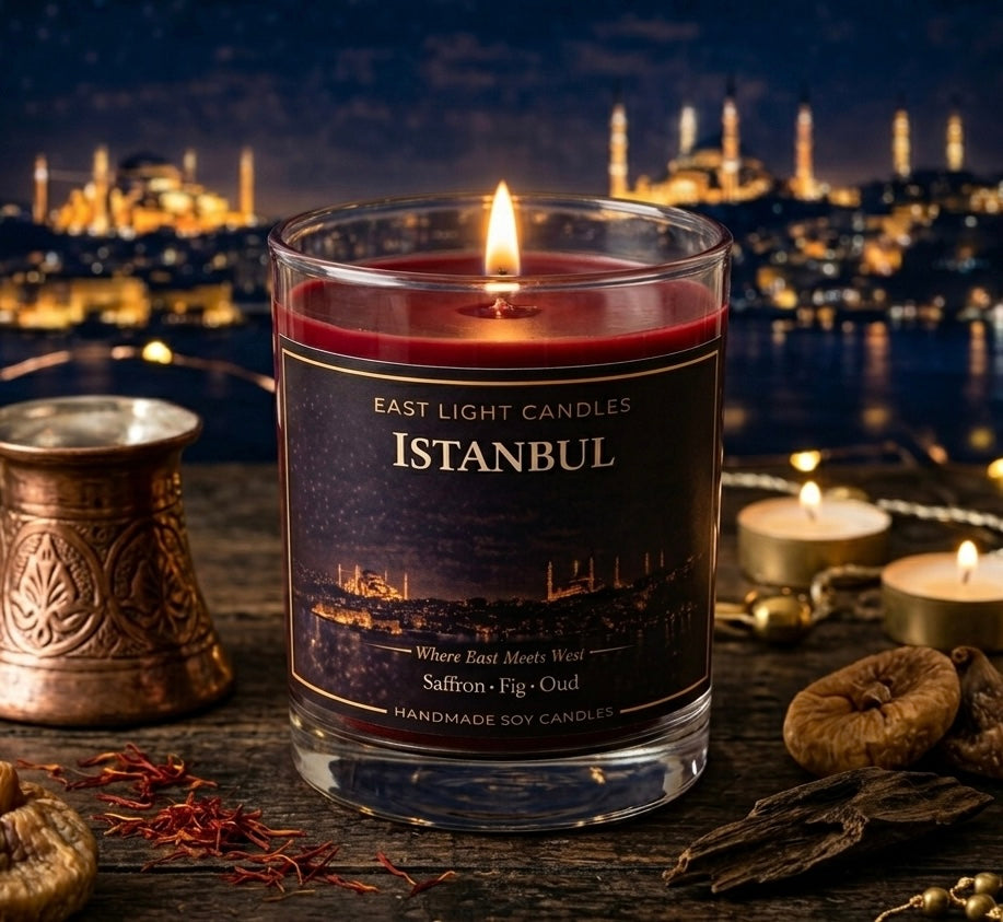 Istanbul Candle – Cozy City Candle – Travel Candle – Gift for Istanbul Lovers – Handmade Soy Candle