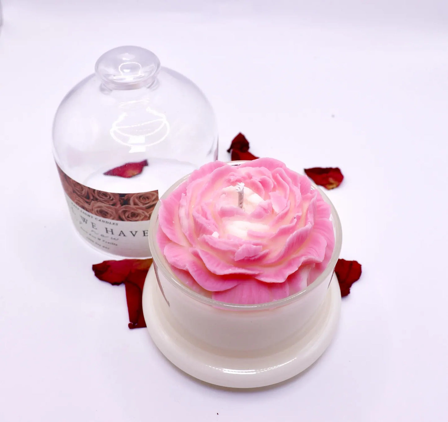 All we have  Kerze Kuppelglas | Handgemachte Duftkerze Sojawachs | Vegane Kerze personalisiert | Geschenkidee für Kerzenliebhaber
