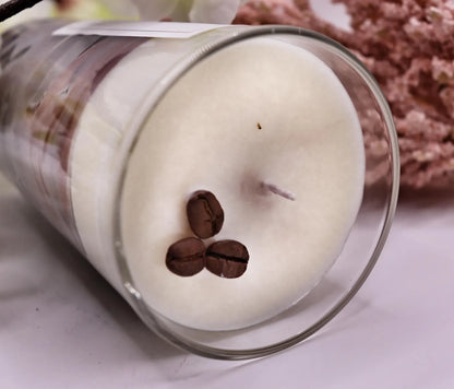 Iced Espresso Martini Kerze  | Foodcandle Handgemacht | Duftkerze Sojawachs Kerzengel| Natürliche Kerze personalisierbar | Geschenkidee