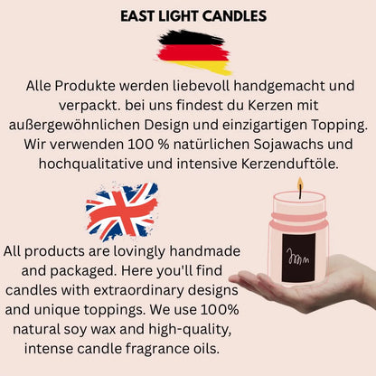 Iced Pink Drink | Foodcandle Handgemacht | Duftkerze Sojawachs | Natürliche Kerze personalisierbar | Geschenkidee für Kerzenfans