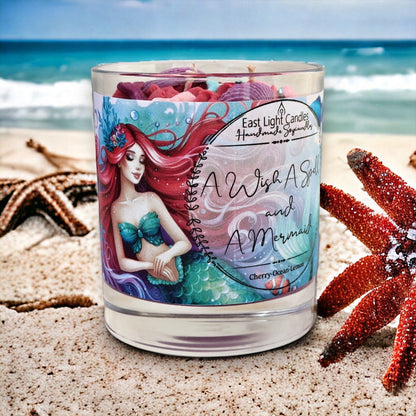 Little Mermaid Kerze | Handgemachte Duftkerze Sojawachs | Vegane Kerze personalisiert | Geschenkidee für Kerzenliebhaber