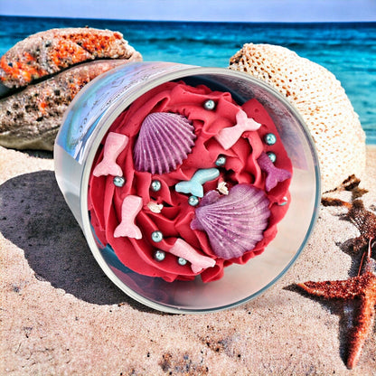 Little Mermaid Kerze | Handgemachte Duftkerze Sojawachs | Vegane Kerze personalisiert | Geschenkidee für Kerzenliebhaber