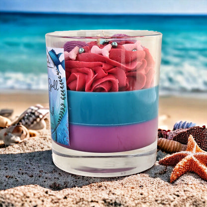 Little Mermaid Kerze | Handgemachte Duftkerze Sojawachs | Vegane Kerze personalisiert | Geschenkidee für Kerzenliebhaber