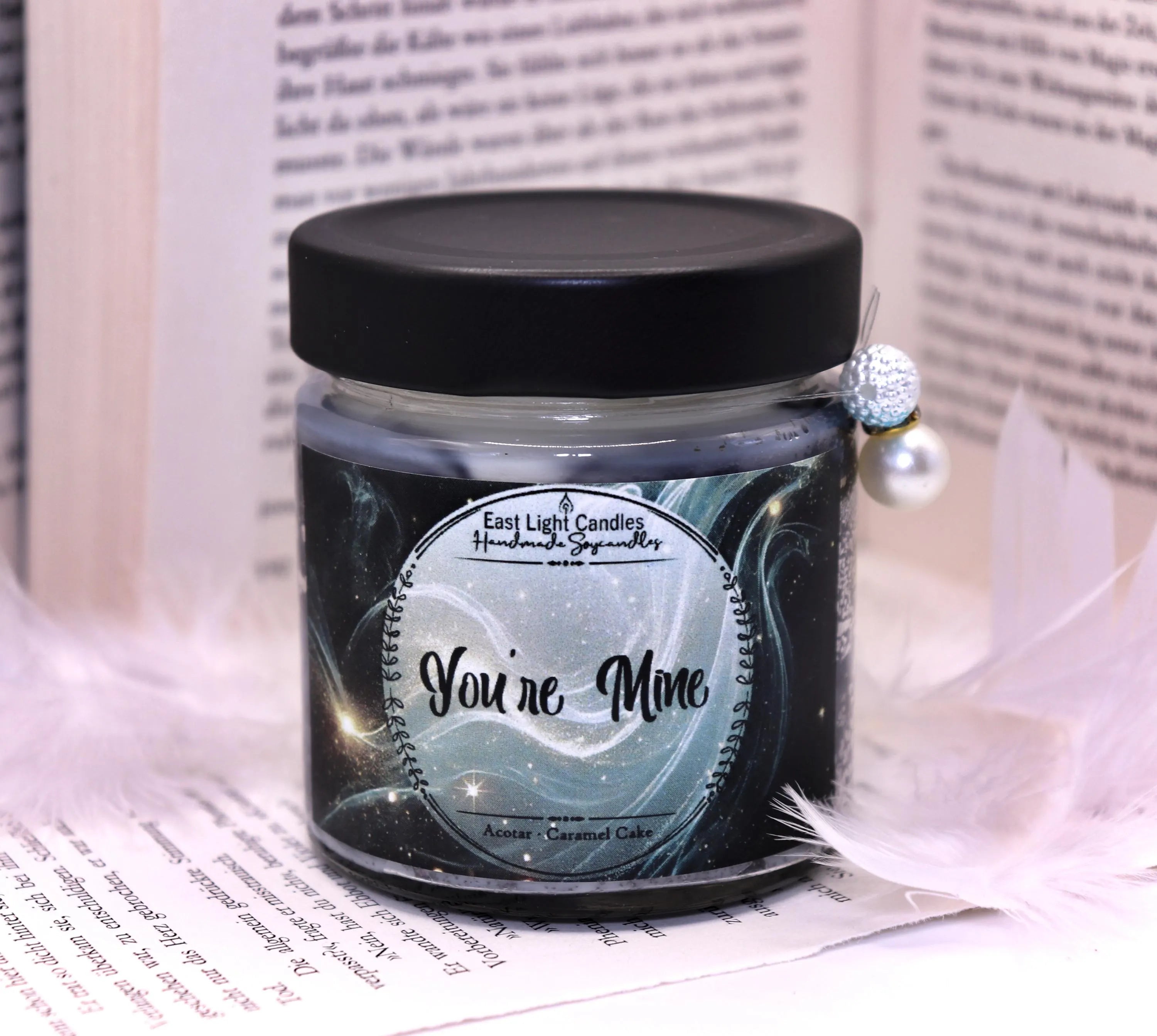 Youre Mine Kerze | Das Reich der 7 Höfe Kerze | Buchkerze Handgemacht | Duftkerze Sojawachs | Natürliche Kerze personalisierbar