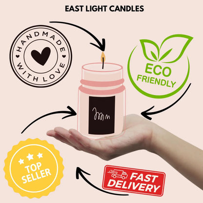 All we have  Kerze Kuppelglas | Handgemachte Duftkerze Sojawachs | Vegane Kerze personalisiert | Geschenkidee für Kerzenliebhaber